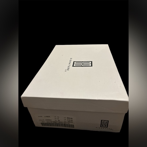 Cognac Fringe Ankle Heeled Sandals - Picture 3 of 7